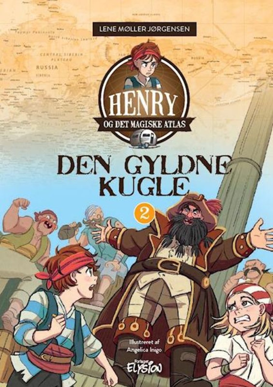 Fantasy & Science Fiction Forlaget Elysion | Den Gyldne Kugle- Henry Og Det Magiske Atlas 2 Bog