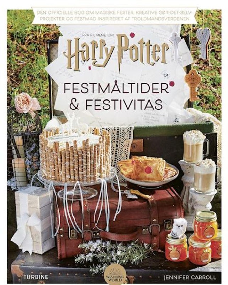 Fantasy & Science Fiction Turbine | Harry Potter: Festmaltider Og Festivitas- Den Officielle Om Magiske Fester, Kreative Gor-Det-Selv-Projekter Og Festmad Inspireret Af Troldmandsverdenen Bog